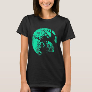 Alice im Wunderland und Cheshire Cat unter dem Mon T-Shirt