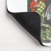 Alice im Wunderland und das Mad Hatter Mousepad (Ecke)