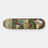 Alice im Wunderland und der Bosch Vögel SKATEBOARD (Horizontal)