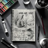 Alice im Wunderland und die Catterpillar Notizblock