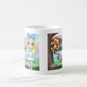 Alice im Wunderland und die Cheshire Cat Niedlich Kaffeetasse (Mittel)
