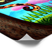 Alice im Wunderland und die Niedliche Puppe der Ch Poster (Ecke)