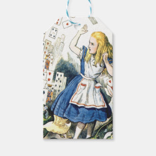 Alice im Wunderland und die Spielkarten Geschenkanhänger