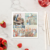 Alice im Wunderland und durch das Blickfeld Serviette (Beispiel)