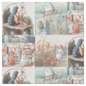 Alice im Wunderland und durch das Blickfeld Stoff (Nahaufnahme)