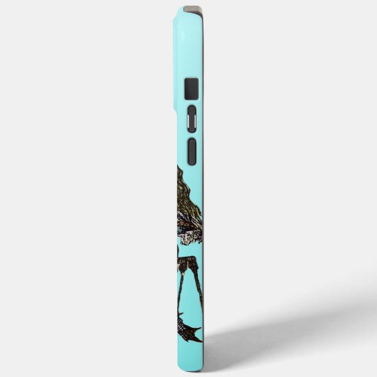 Alice im Wunderland und Flamingo Case-Mate iPhone Hülle (Rückseite / Links)