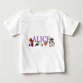 Alice im Wunderland und Freunde Baby T-shirt