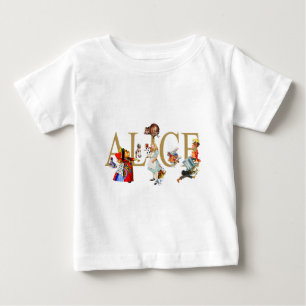 ALICE IM WUNDERLAND UND FREUNDE BABY T-SHIRT