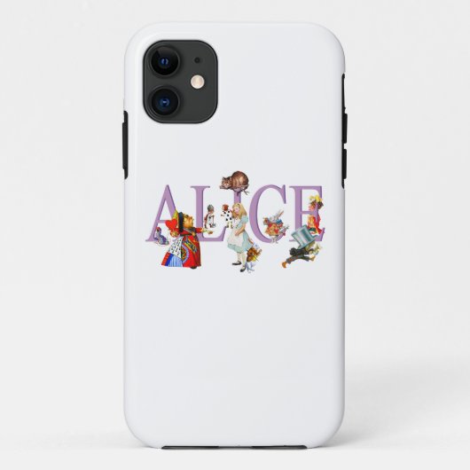 Alice im Wunderland und Freunde Case-Mate iPhone Hülle (Rückseite)