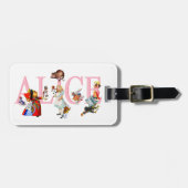 Alice im Wunderland und Freunde Gepäckanhänger (Vorderseite horizontal)