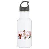 Alice im Wunderland und Freunde Trinkflasche (Vorderseite)