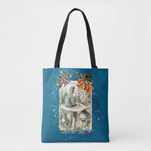 Alice im Wunderland und Raupe Vintager Stil Tasche