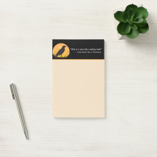 Alice im Wunderland und Raven Post-it Klebezettel (Büro)