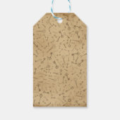 Alice im Wunderland und Spielkarten Geschenkanhänger (Rückseite)