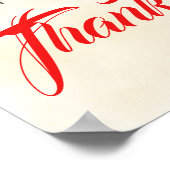 Alice im Wunderland Unplugged Wedding Sign Poster (Ecke)