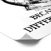 Alice im Wunderland - Unterschiedliche Person Poster (Ecke)