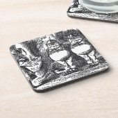 Alice im Wunderland Untersetzer (Linke Seite)