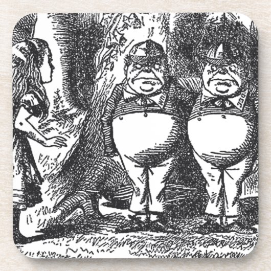 Alice im Wunderland Untersetzer (Vorderseite)