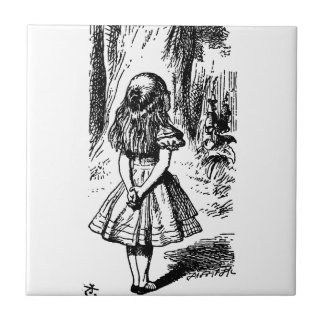 Alice im Wunderland - ursprüngliche Illustration Fliese