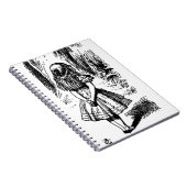 Alice im Wunderland - ursprüngliche Illustration Notizblock (Rechte Seite)