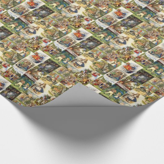 Alice im Wunderland-Verpackungs-Papier Geschenkpapier (Ecke)