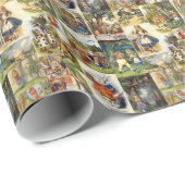 Alice im Wunderland-Verpackungs-Papier Geschenkpapier (Rolleneckpunkt)
