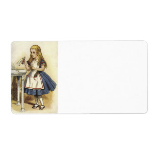 Alice im Wunderland Versandetiketten