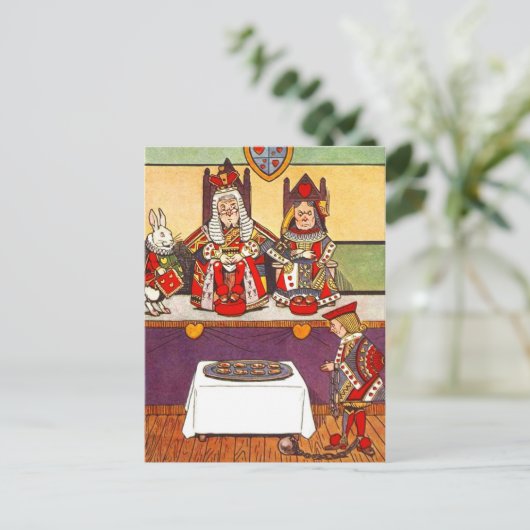Alice im Wunderland: Versuch des Herzens Postkarte (Stehend Vorderseite)