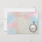 Alice im Wunderland Vielen Dank Dankeskarte (Rückseite)