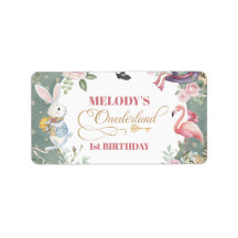 Alice im Wunderland Vintag 1. Geburtstag