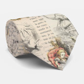 Alice im Wunderland Vintag Buch Krawatte (Gerollt)