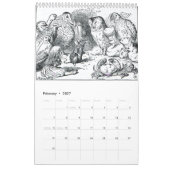 Alice im Wunderland, Vintag Kalender (Feb 2027)