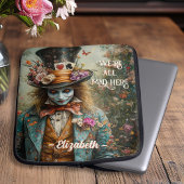 Alice im Wunderland Vintag Mad Hatter Laptopschutzhülle