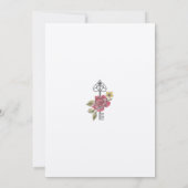 Alice im Wunderland Vintag Story Brautparty Einladung (Rückseite)