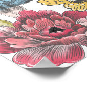 Alice im Wunderland Vintag Story Brautparty Poster (Ecke)