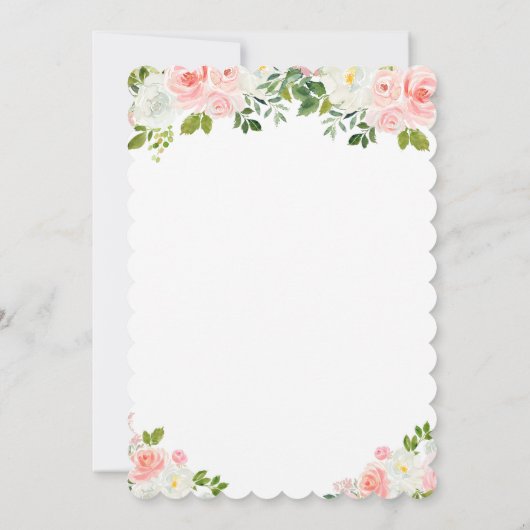 Alice im Wunderland Vintag Teekanne Einladung (Rückseite)