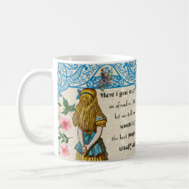 Alice im Wunderland-Vintage Alice-Zitat-Tasse Kaffeetasse