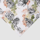 Alice im Wunderland Vintage Rose Gewebepapier Seidenpapier (Ausschnitt)