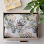 Alice im Wunderland Vintage Rose Gewebepapier Seidenpapier (Geschenk)