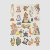 Alice im Wunderland, Vintage Viktorianische Papier (Vorderseite)
