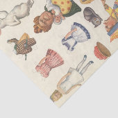 Alice im Wunderland, Vintage Viktorianische Papier (Ausschnitt)