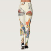 Alice im Wunderland, Vintage Viktorianische Papier Leggings (Rückseite)