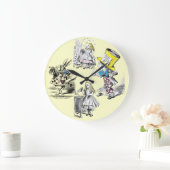 Alice im Wunderland Vintage Wall-Uhr Große Wanduhr (Zuhause)