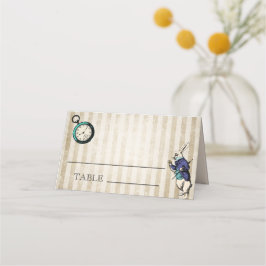 Alice im Wunderland Vintage Wedding Platzkarte