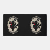 Alice im Wunderland Vintages Kaninchen Schreibtischunterlage (Vorderseite)