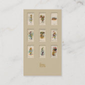 Alice im Wunderland Visitenkarte (Rückseite)