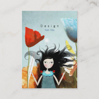 Alice im Wunderland-Visitenkarten Visitenkarte