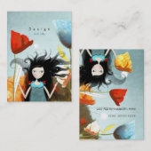 Alice im Wunderland-Visitenkarten Visitenkarte (Vorne/Hinten)