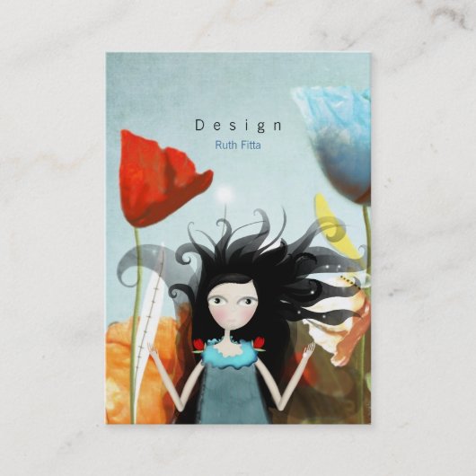 Alice im Wunderland-Visitenkarten Visitenkarte (Vorderseite)