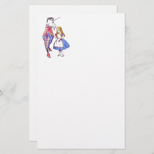 Alice im Wunderland von benutzerdefinierten Papier (Vorne/Hinten)